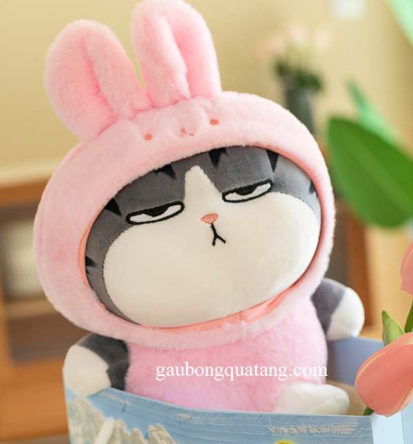 tho hong goi om meo hoang thuong cosplay